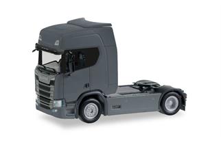 Herpa H0 Scania CR HD Zugmaschine, eisengrau