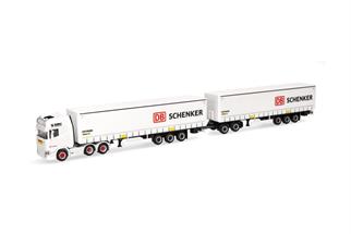 Herpa H0 Scania CR20 HD Gardinenplanen-Sattelzug Lang-LKW, DB Schenker