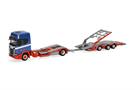 Herpa H0 Scania CR20 HD LKW-Transport-Hängerzug, Riwatrans *werkseitig ausverkauft*