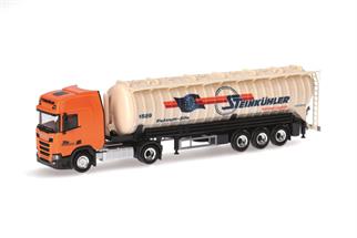 Herpa H0 Scania CR20 HD Saugsilo-Sattelzug, Steinkühler (Sonderserie NRW)