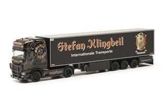 Herpa H0 Scania CS20 HD Kühlkoffer-Sattelzug, Stefan Klingbeil