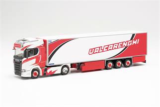 Herpa H0 Scania CS20 HD Kühlkoffer-Sattelzug, Valcarenghi *werkseitig ausverkauft*