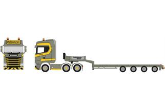 Herpa H0 Scania CS20 HD Semitieflade-Sattelzug, Dornbierer (Sonderserie Schweiz) *werkseitig ausverkauft*