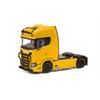Herpa H0 Scania CS20 HD Zugmaschine mit Lampenbügel und Rammschutz, ginstergelb