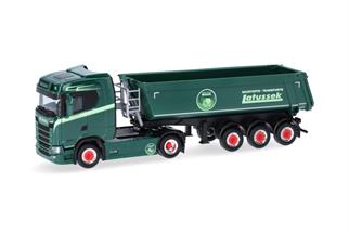 Herpa H0 Scania CS20 ND Rundmulden-Sattelzug, Latussek