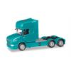 Herpa H0 Scania Hauber TL 6x4 Zugmaschine, türkisblau