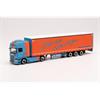 Herpa H0 Scania R '13 TL Lowliner-Gardinenplanen-Sattelzug, MB Cargo