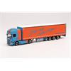 Herpa H0 Scania R '13 TL Lowliner-Gardinenplanen-Sattelzug, MB Cargo