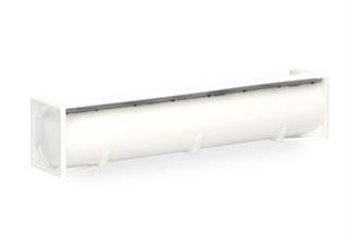 Herpa H0 Teileservice: 40'-Drucksilocontainer, weiss (inhalt: 2 Stk.)