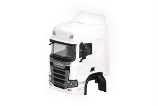Herpa H0 Teileservice: Fahrerhaus Scania CR20 HD, weiss (Inhalt: 2 Stk.)