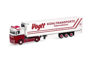 Herpa H0 Volvo FH Flachdach 2013 Kühlkoffer-Sattelzug, Patrick Vogtt Kühltransporte Ahaus