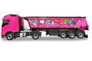 Herpa H0 Volvo FH Gl. 20 Rundmulden-Sattelzug, NBTK Ulbrich - Pink Panther (SoSe NRW)