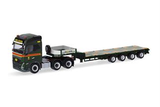 Herpa H0 Volvo FH GL 2020 6x4 Semitieflade-Sattelzug, Emil Egger *werkseitig ausverkauft*