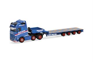 Herpa H0 Volvo FH GL 2020 Semitieflade-Sattelzug, Seeland