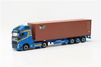Herpa H0 Volvo FH Gl. XL 2020 Container-Sattelzug, Kollmeyer/Beacon *werkseitig ausverkauft*