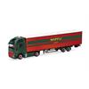 Herpa H0 Volvo FH GL XL 2020 Electric Gardinenplanen-Sattelzug, Wipfli *werkseitig ausverkauft*