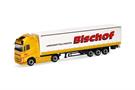 Herpa H0 Volvo FH GL XL electric Gardinenplanen-Sattelzug mit Bordwänden, Bischof