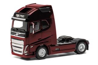 Herpa H0 Volvo FH16 GL XL 2020 Zugmaschine, weinrot