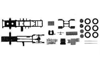 Herpa H0 Zugmaschinen-Fahrgestell Volvo FH Lowliner (Inhalt: 2 Stk.)