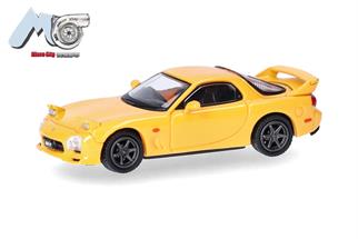 Herpa/MicroCity87 H0 Mazda RX-7, gelb