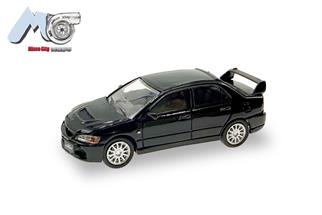 Herpa/MicroCity87 H0 Mitsubishi Lancer Evo 9, schwarz *werkseitig ausverkauft*