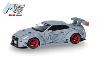 Herpa/MicroCity87 H0 Nissan GTR 35, grau