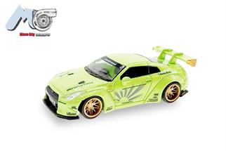 Herpa/MicroCity87 H0 Nissan GTR 35, grün
