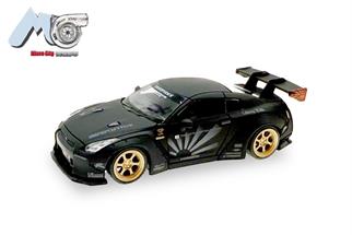 Herpa/MicroCity87 H0 Nissan GTR 35, schwarz *werkseitig ausverkauft*