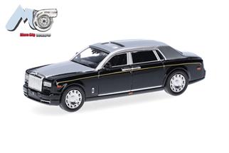 Herpa/MicroCity87 H0 Rolls Royce Phantom, schwarz/silber