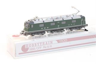 Hobbytrain 1100 N SBB Elektrolok Re 6/6 Nr. 11681, grün (OCC)