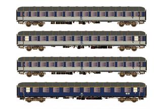 Hobbytrain H0 (AC) DB Reisezugwagen-Set 2 Dolomiten Express, Ep. IV, 4-tlg.