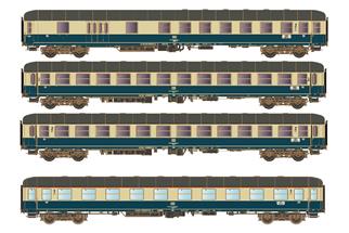 Hobbytrain/LS Models H0 (AC) Transitzug-Wagenset 1 D 351, Ep. IVa, 4-tlg.