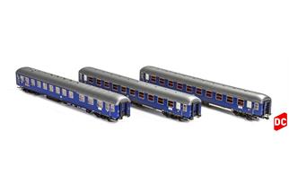 Hobbytrain/LS Models H0 DB Sonderzug-Set 2 Messezug Hannover, Ep. IV, 3-tlg.