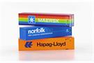 Hobbytrain N 40'-Container-Set, Hapag-Lloyd/Norfolkline/Maersk, 3-tlg.