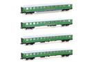 Hobbytrain N DB Reisezugwagen-Set 1 Scharnow, Ep. IIIb, 4-tlg.