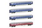 Hobbytrain N DB Reisezugwagen-Set 2 Touropa, Ep. IIIb, 4-tlg.