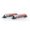 Hobbytrain N SBB Getreidesilowagen-Set Tagnpps, Schweizer Zucker, Ep. VI, 2-tlg.