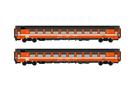 Hobbytrain N SBB Reisezugwagen-Set UIC-Z1 Bpm, Eurofima C1, Ep. IV-V, 2-tlg.