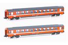 Hobbytrain N SBB Reisezugwagen-Set UIC-Z1 Bpm, Eurofima C1, Ep. IV-V, 2-tlg.