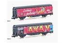 Hobbytrain N SBB Schiebewandwagen Hbbillns, Grafitti - Leistungsgesellschaft?, Ep. VI *werkseitig ausverkauft*