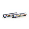 Hobbytrain N SBB Schiebewandwagen-Set Habils, Migros/Bischofszell, Ep. V, 2-tlg.