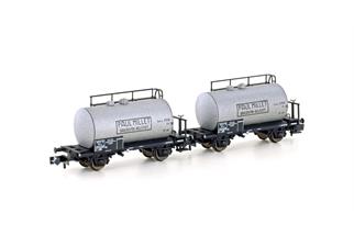 Hobbytrain N SNCF Leichtbau-Kesselwagen-Set, Millet, Ep. III, 2-tlg.