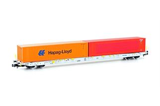 Hobbytrain N VTG Containertragwagen Sggnss, 2x40' Hamburg Süd/Hapag-Lloyd, Ep. VI