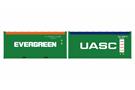 Igra Model H0 20' Open-Top-Containerset Evergreen/UASC, 2-tlg.