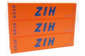 Igra Model H0 40' Container-Set 5 ZIH, 3-tlg.