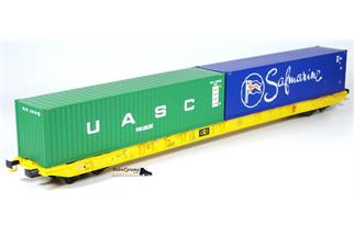 Igra Model H0 PKP Containerwagen Sggnss Safmarine/UASC, Ep. VI