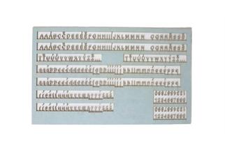 Igra Model TT Buchstaben und Zahlen