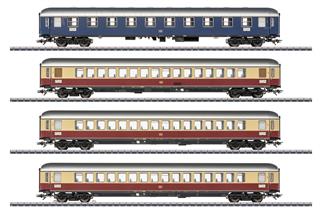(INS) Märklin H0 (AC) DB Reisezug-Wagenset 1 Schnellverkehr IVA, Ep. III, 4-tlg. (Insider)