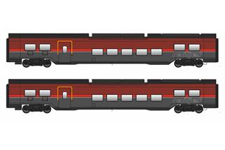 Jägerndorfer H0 (DC) ÖBB Reisezug-Ergänzungsset 3 Railjet II, Ep. VI, 2-tlg.