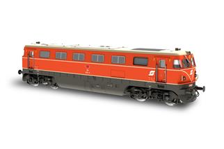 Jägerndorfer H0 (DC Sound) ÖBB Diesellok 2050.01, blutorange, Ep. IV